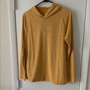 Yellow Hooded Long Sleeve Sun Shirt